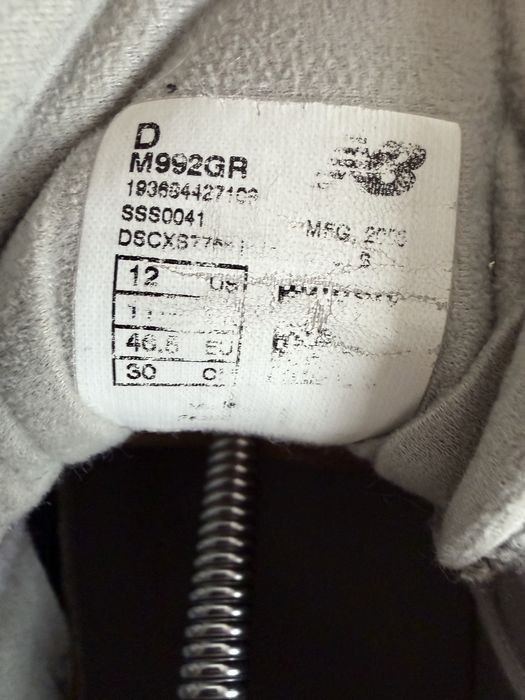 New Balance 992 Made In U.S.A buty sneakersy