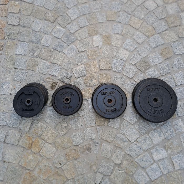 Discos para barra musculação