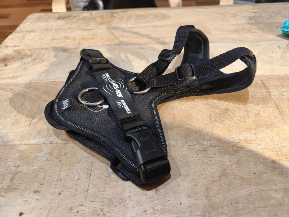 Julius-K9 szelki dla psa Longwalk Light kieszeń na lokalizator, czarne