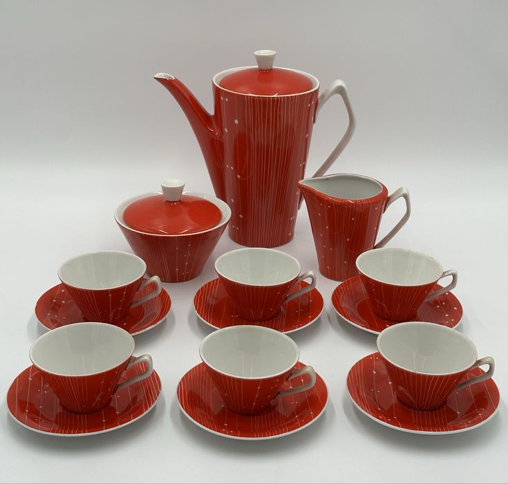 Serwis kawowy. Elżbieta. Chodzież. New look. Pikasiak