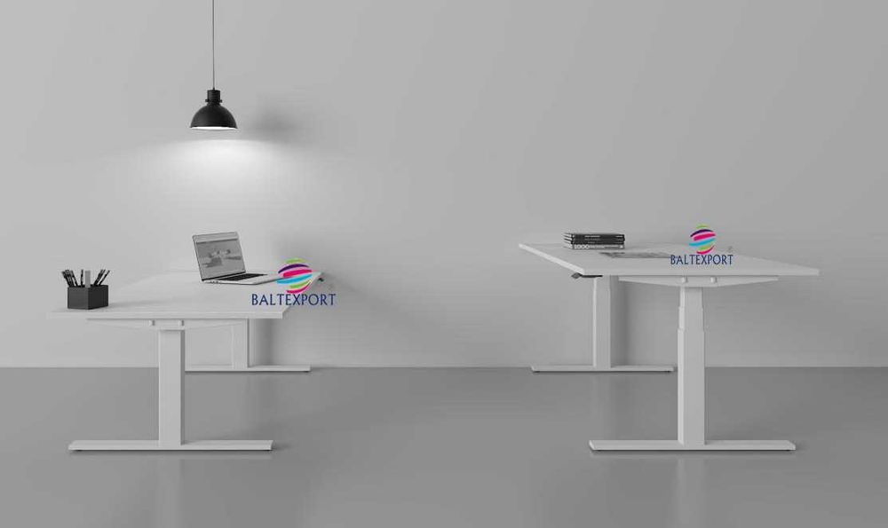 Mesa Secretária ELEVATÓRIA ELÉTRICA BALTY Normal e Trabalhar em Pé