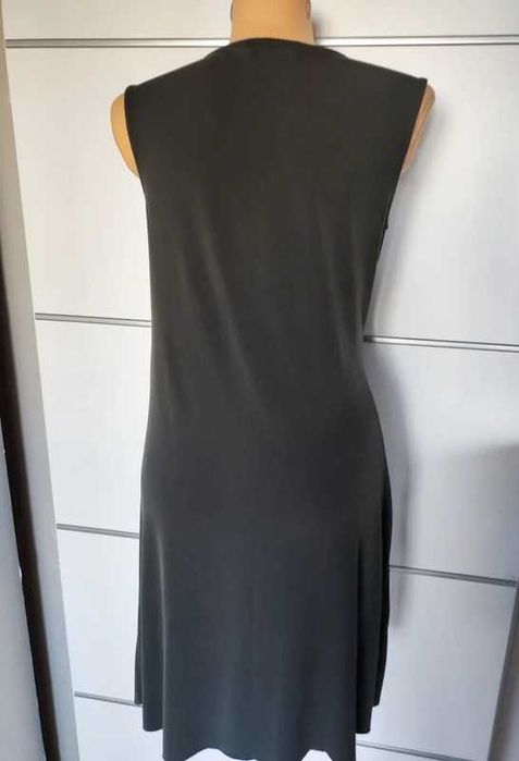 Mango r S 36 sukienka ciemna zieleń