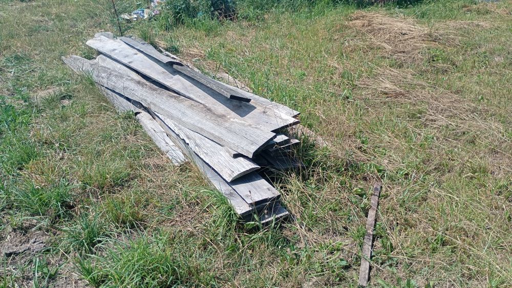 Opał. Płot do rozbiórki, zrzyny osikowe