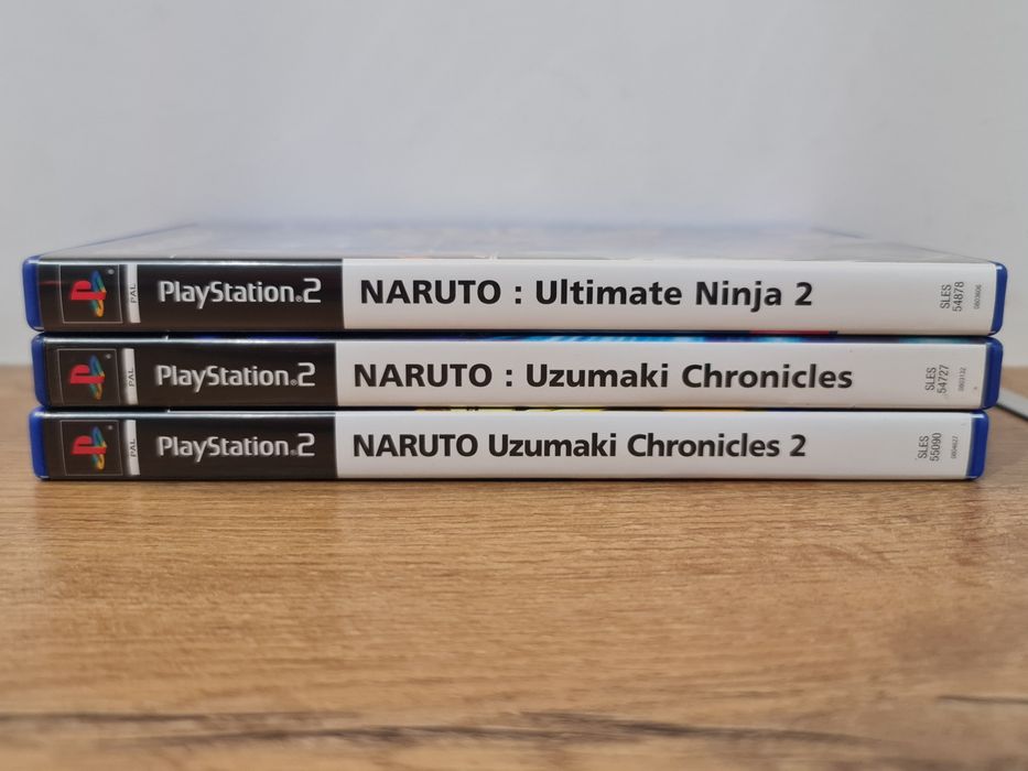 Naruto Ps2 gra  zestaw 3 gier komplet