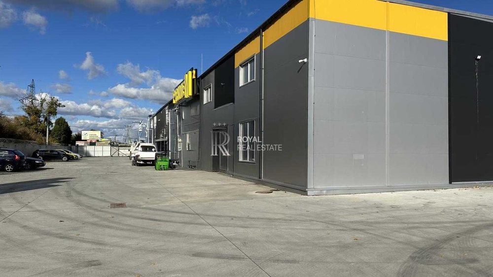 Продаж складу 3500м² Гореничі 1,2 га (у власності) потужність 250 кВт