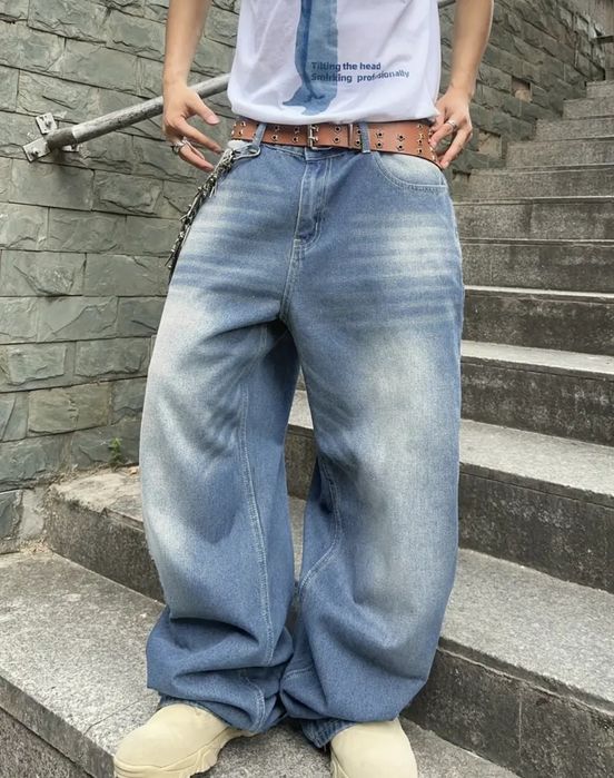 Чоловічі широкі штани вільного крою