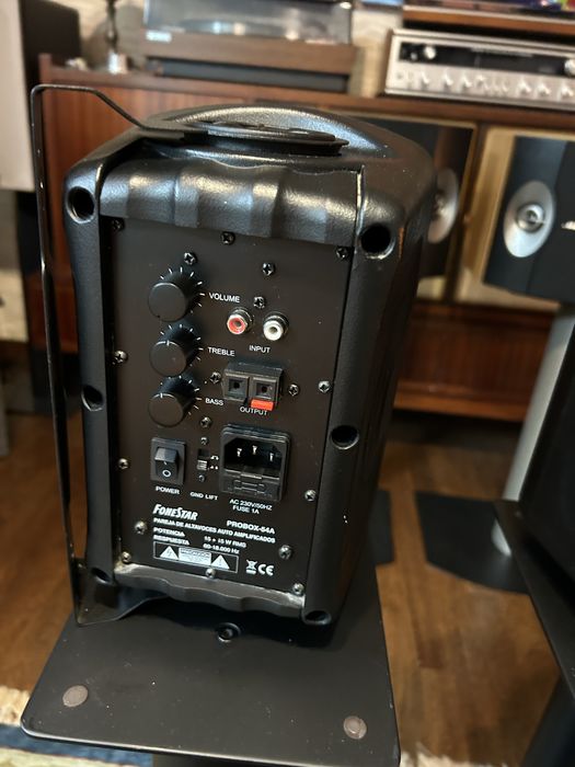 Colunas estudio amplificadas Fonestar Probox-54A,como novas