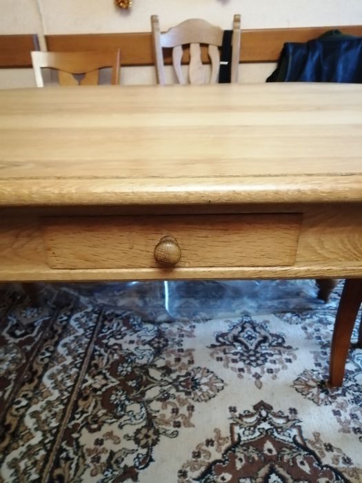 Дубовый стол, овал 160*100, выс. 77 см