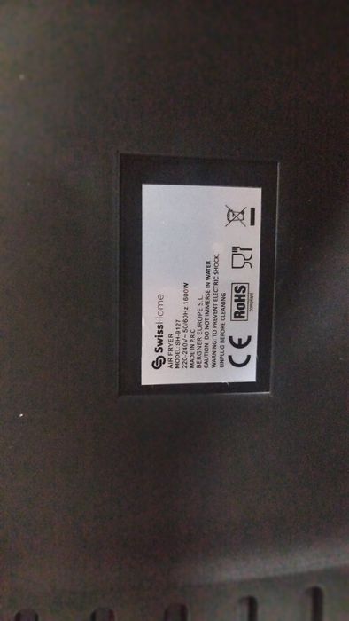 Fritadeira Elétrica Swiss Home, Modelo SH-9127