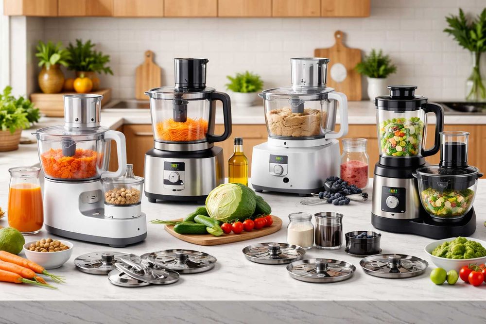 Кухонні комбайни  для  подрібнення змішування заміс