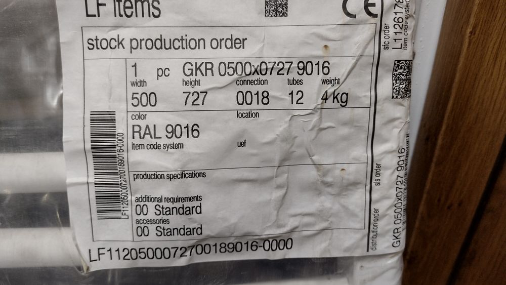 Grzejnik łazienkowy