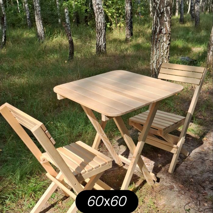 Розкладний набір садових меблів, розкладний стілець, столик для балкон