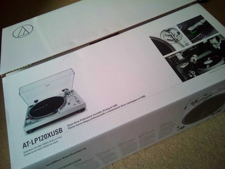 Gira discos vinil USB Audio-Technica AT-LP120XUSB