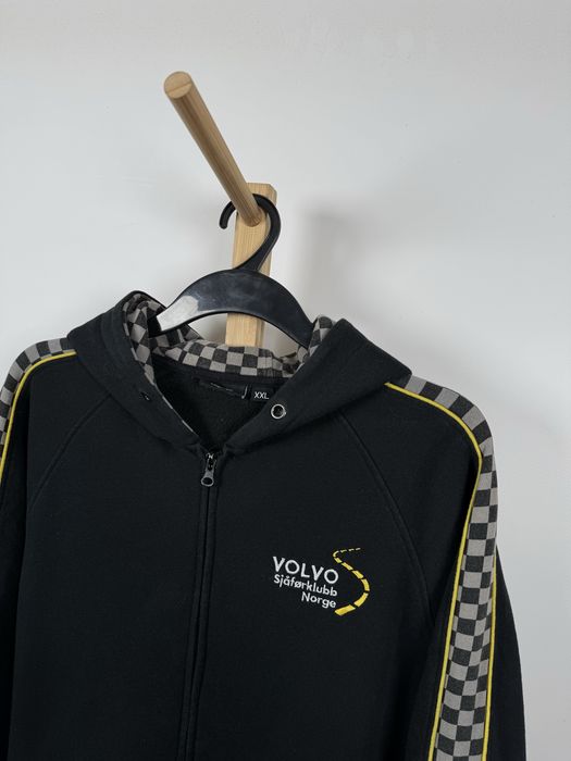 Volvo męska czarna bluza z kapturem rozsuwana oversize XXL