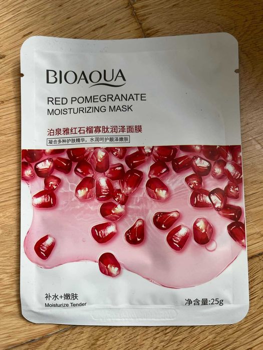 Maseczka nawilżająca BIOAQUA z granatem