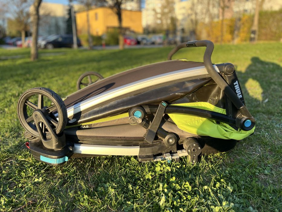 Przyczepka rowerowa Thule Cab 2 zielona
