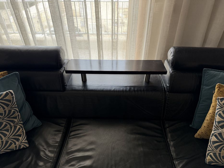 Sofá Chaise Longue preto