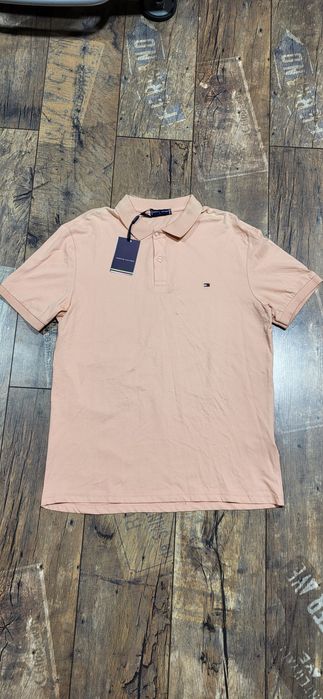 Morelowa koszulka męska polo premium bawełna L