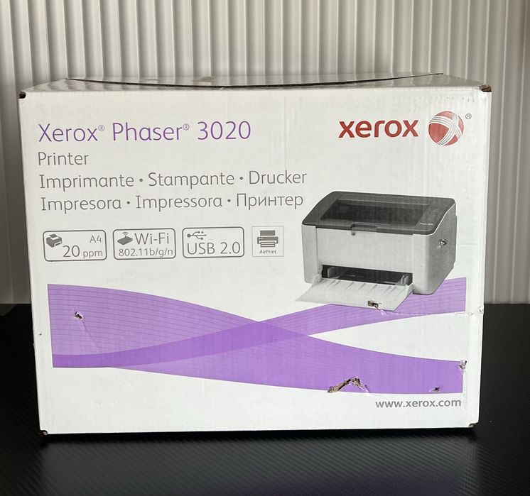 Лазерний принтер WI-FI в ідеальному стані Xerox Phaser 3020BI