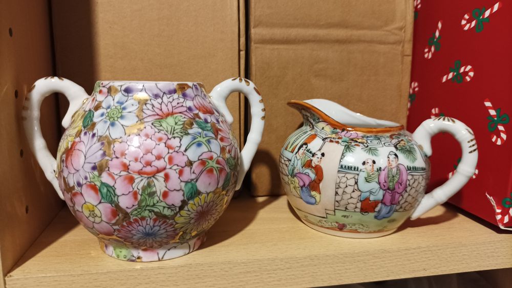 Loiça chinesa antiga - Diversos tipos de peças