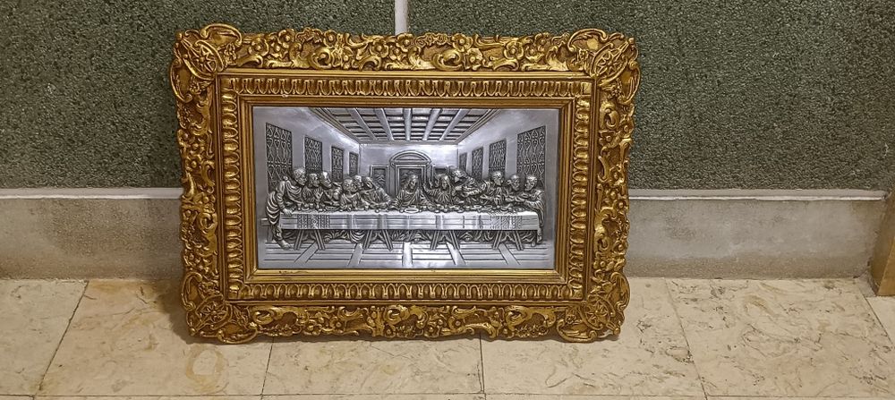 Quadro, A última ceia de Jesus Cristo.