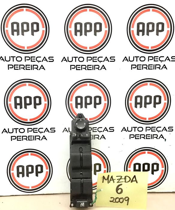 Módulo botões vidros elétricos Mazda 6 de 2009.