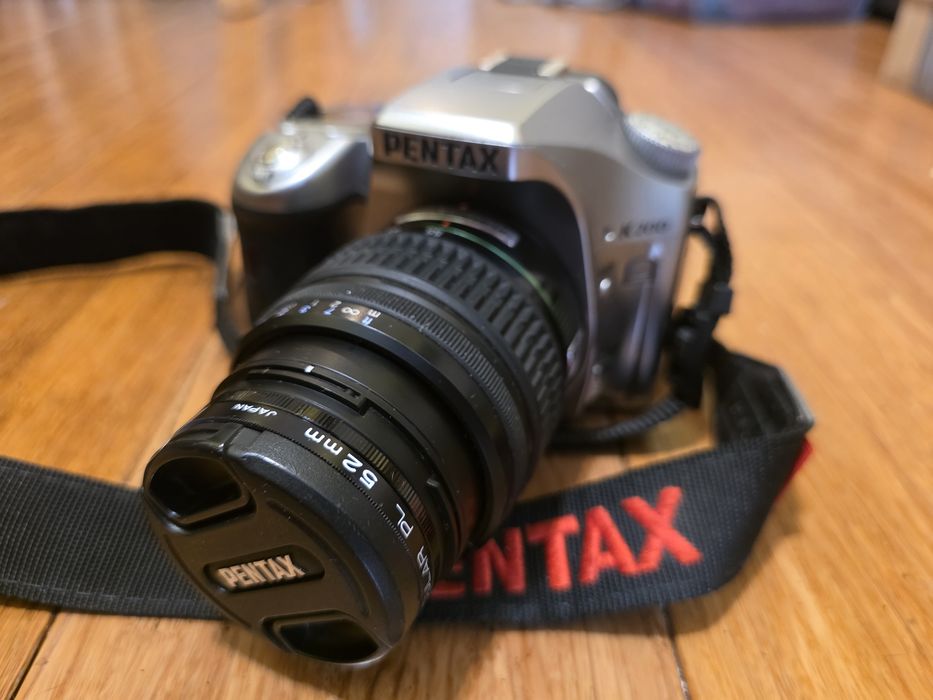 Lustrzanka Pentax K200 18-55 II