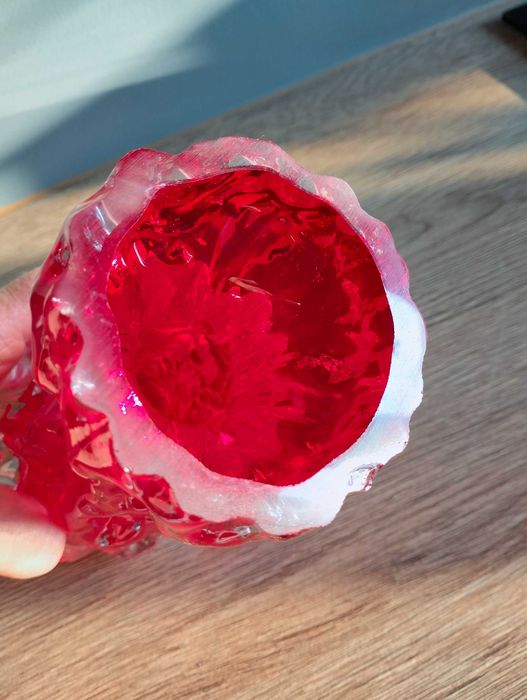 Wazon Ingrid Glass czerwień, ice- Kurt Wokan