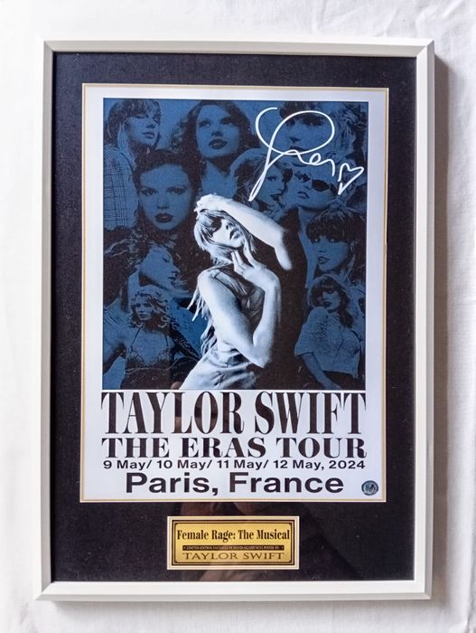 Moldura Taylor Swift The Eras Tour com Autógrafo (A4)
Moldura Taylor