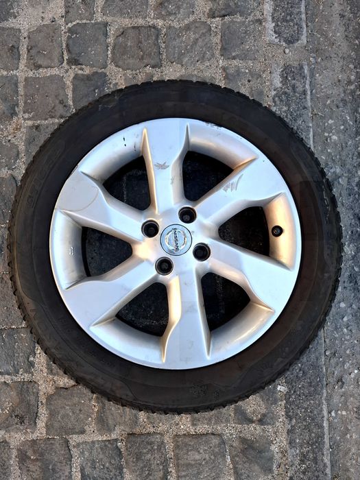 Jantes originais Nissan 16" + pneus Tigar All Season 195/55/16 (4x100)