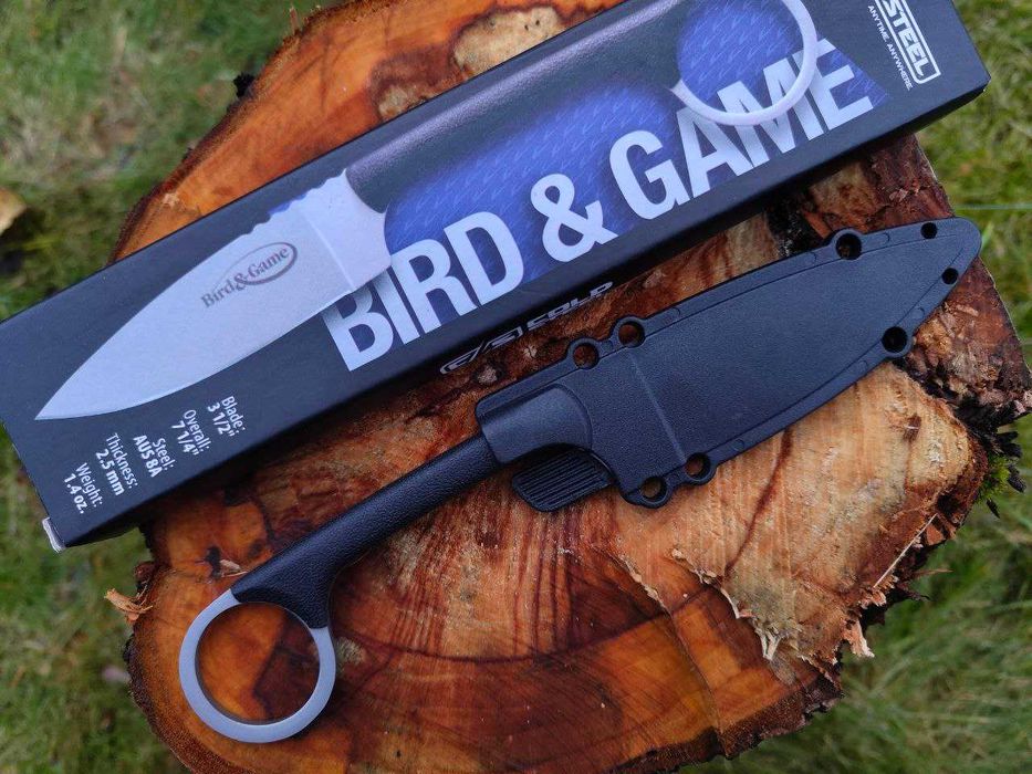 Брелок EDC компактний шийник фіксед фултанг Cold Steel Bird & Game