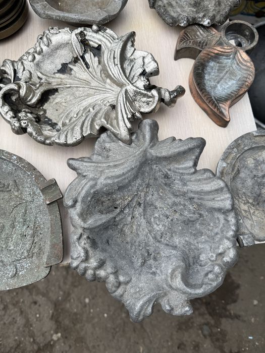 Старинные литые алюминиевые декоративные элементы ссср