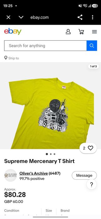 Оригінальна футболка Supreme