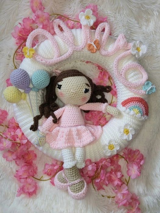 Porta Maternidade Amigurumi Personalizado (PERSONALIZÁVEL!!)
 (