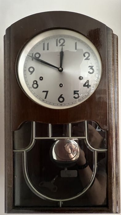 Relogio junghans vintage de parede