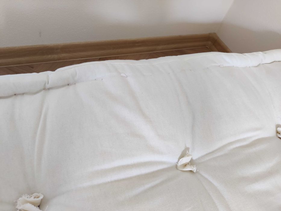 Sofa modułowa Yebel SKLUM, bawełna, 100x100cm, kremowa, bardzo wygodna