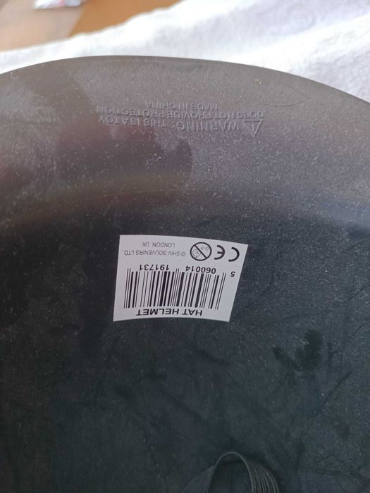 Capacete de Policia Preto para Crianças