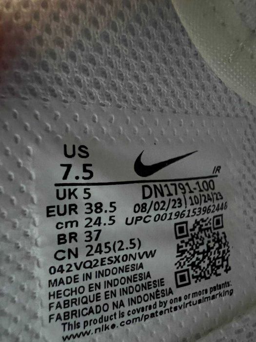 ОРИГІНАЛ! Nike Cortez White/Black 36 36.5 38 38.5 | DN1791-100