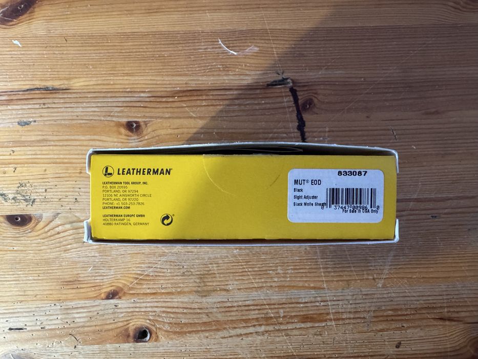 Мультитул Leatherman MUT EOD Black, чохол Molle