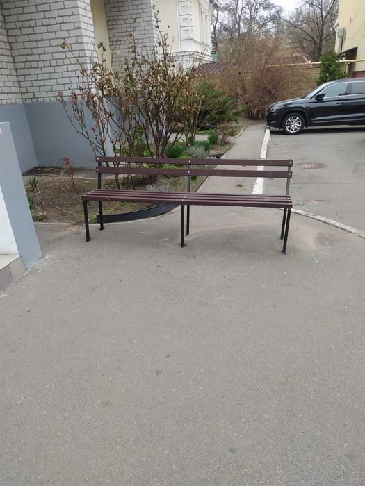 Лавка садова. Лавка для укриття. Лавка кована. Лавка кована.