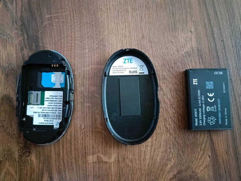 Мобильный модем 4G, wifi роутер ZTE WD670