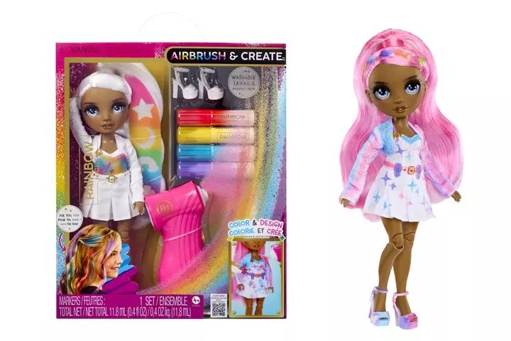 Rainbow High. Airbrush&Create. Grey. MGA