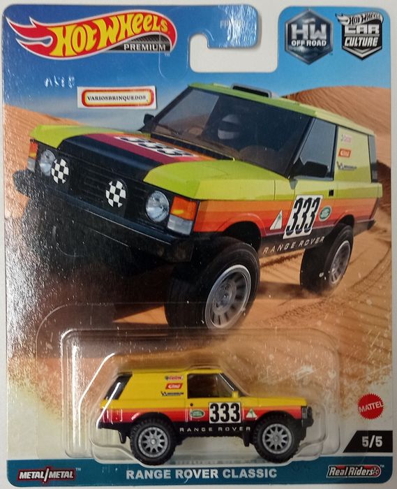 Set Completo 5 Miniaturas Car Culture Premium  Hotwheels