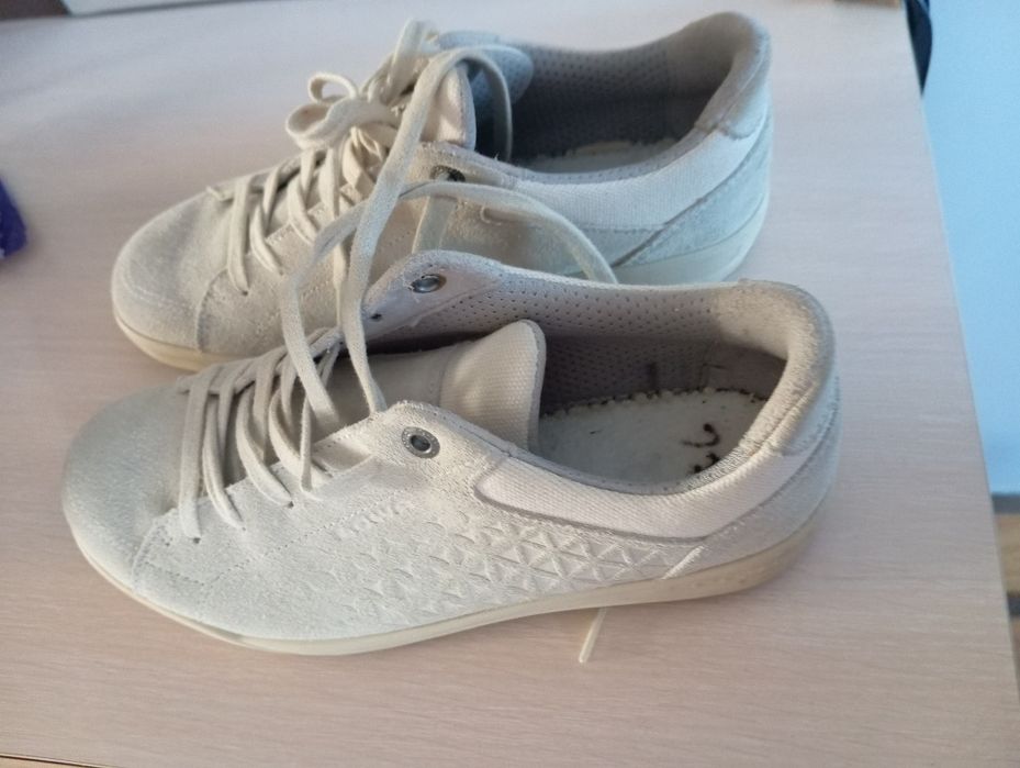 Кросівки шкіряні замш