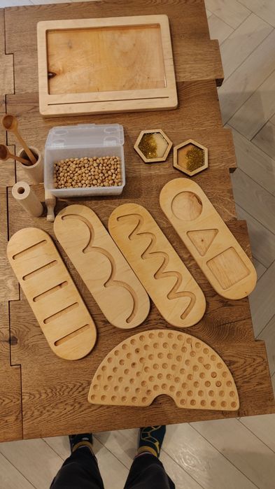 Mukka Senso - Zestaw do ćwiczeń grafomotorycznych, sortowania, małej m