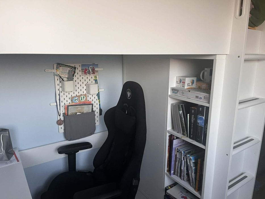 Zestaw łóżko biurko szafa Ikea