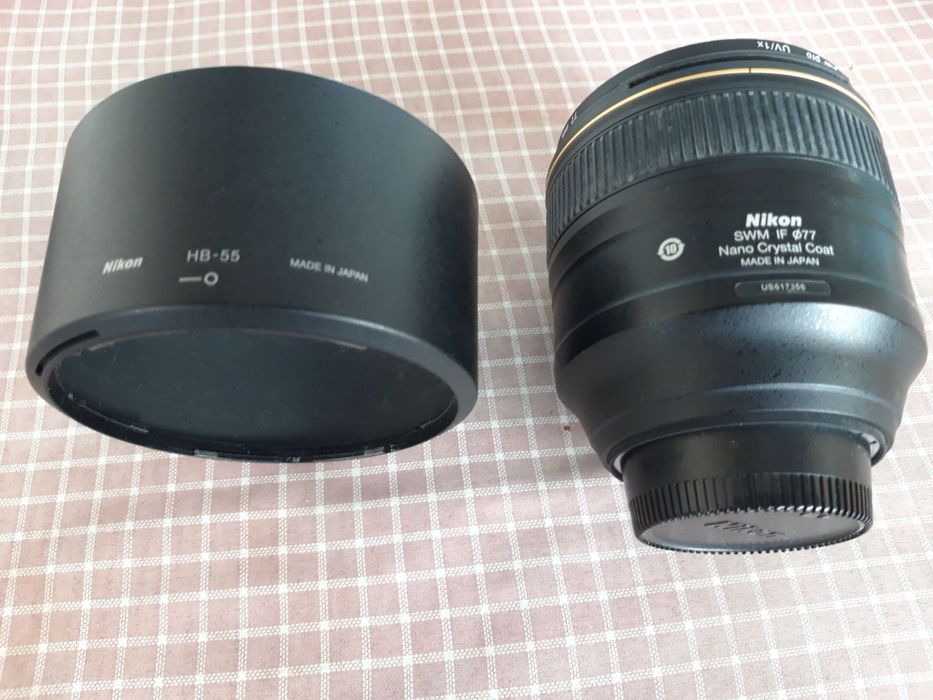 Обьектив Nikon 85ммf/1,4G AF-S Nikkor Светофильт