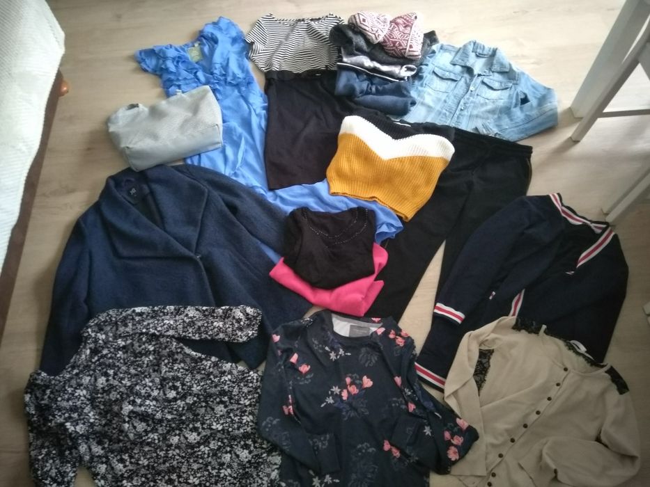 Damski zestaw są ZDJĘCIA 20 sztuk paka mix ubrań S M L XL