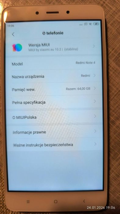 Redmi Note 4 - 3/64 GB