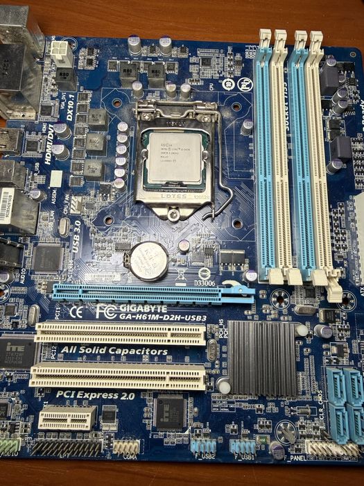 Комплект процессор i5 3470 + материнка + 8gb DDR3